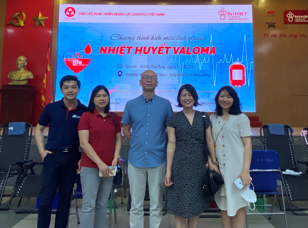 Chương trình hiến máu tình nguyện “nhiệt huyết VALOMA” lần thứ 2, tháng 4/2022