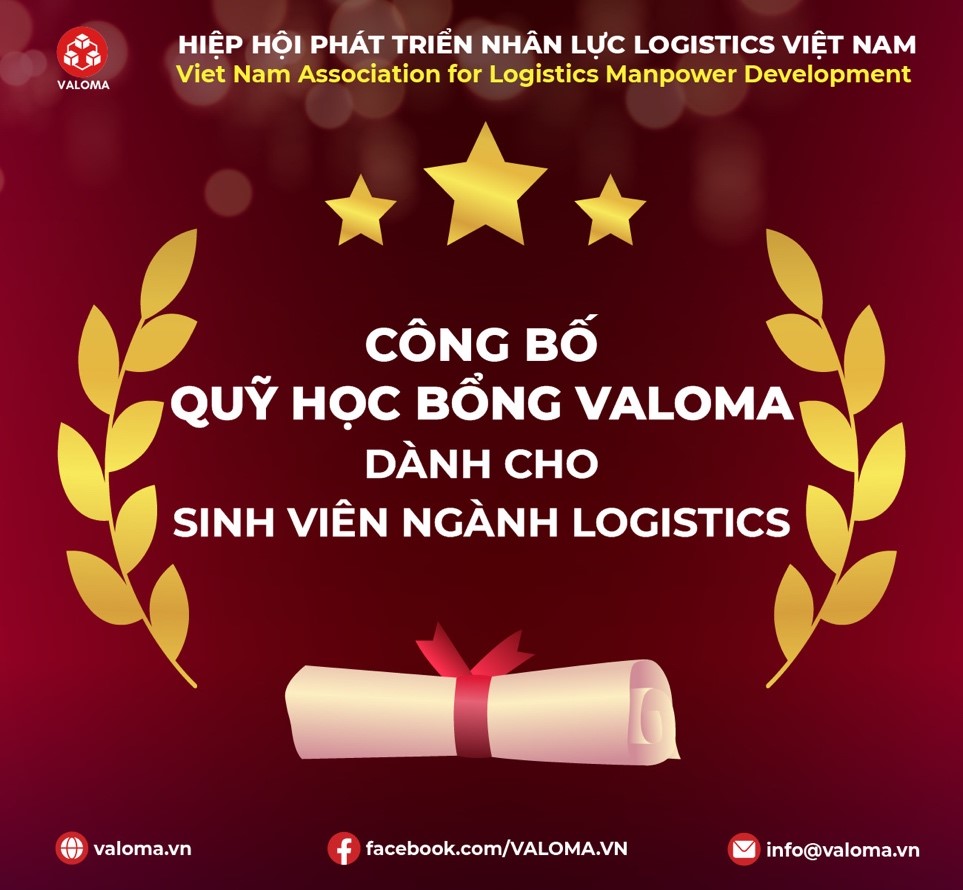 Công bố quỹ học bổng VALOMA dành cho sinh viên ngành Logistics tại các trường hội viên