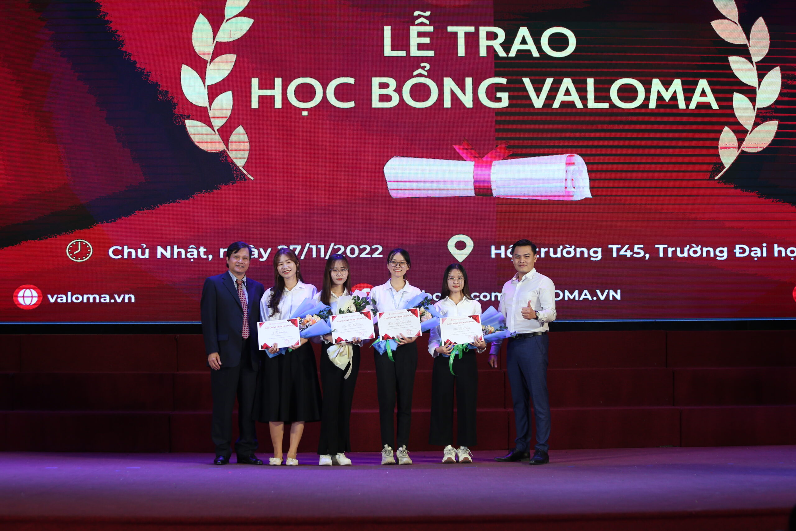 Tổng kết lễ trao học bổng VALOMA
