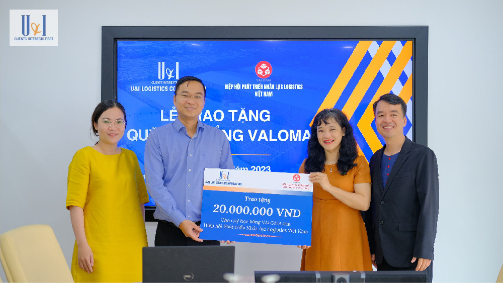 U&I Logistics đồng hành cùng Quỹ Học bổng VALOMA thắp sáng giấc mơ đào tạo nguồn nhân lực chất lượng cao cho ngành Logistics Việt