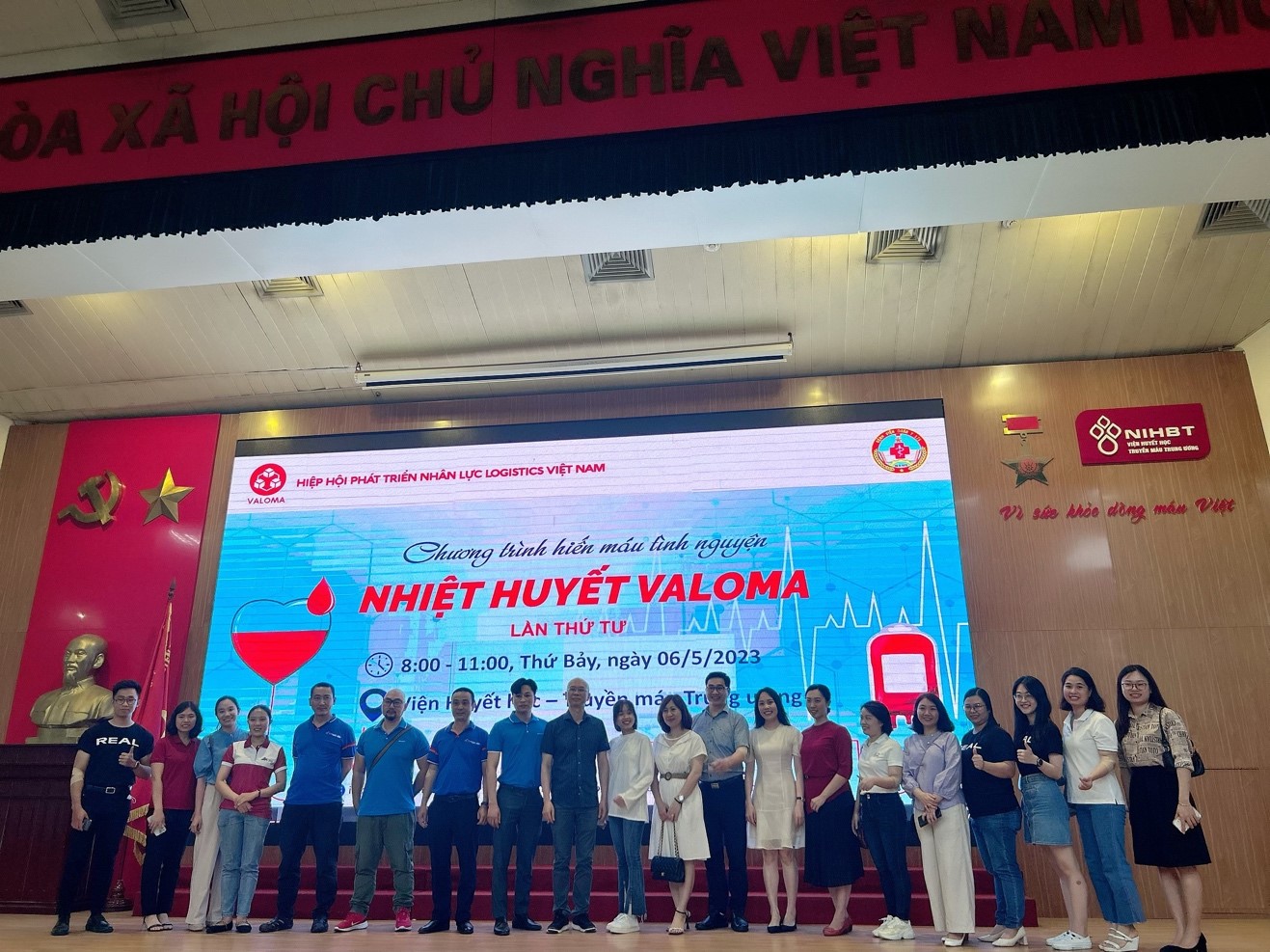 Chương trình hiến máu tình nguyện “nhiệt huyết VALOMA” lần thứ 4, tháng 5/2023