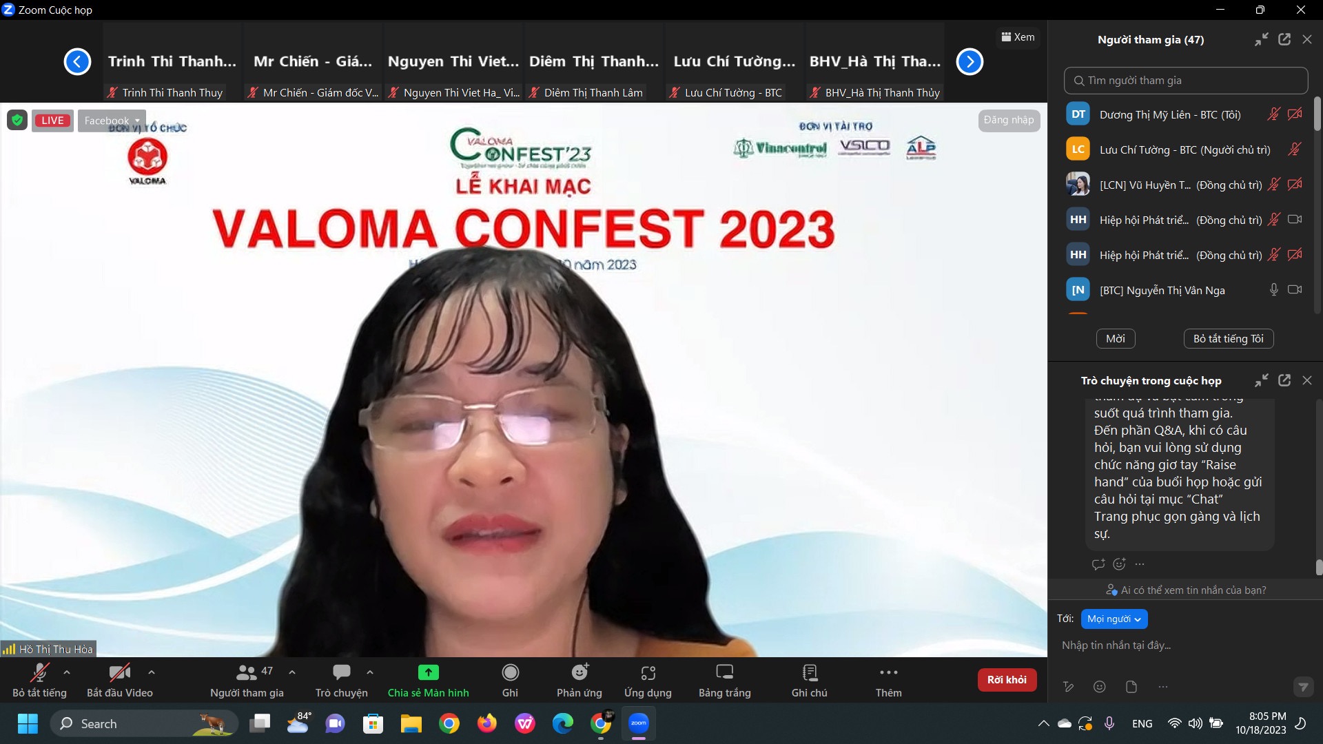 Thông cáo báo chí VALOMA confest 2023