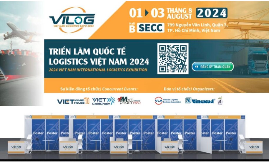 Khu gian hàng Đào tạo nhân lực Logistics tại Triển lãm Quốc tế Logistics Việt Nam (VILOG 2024)