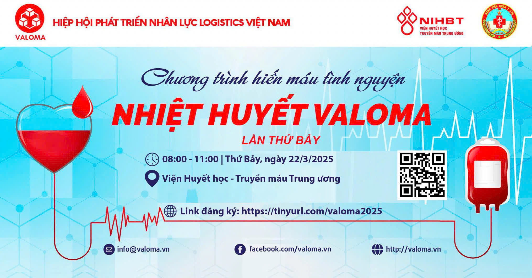 Chương trình hiến máu nhân đạo “nhiệt huyết VALOMA” lần thứ bảy