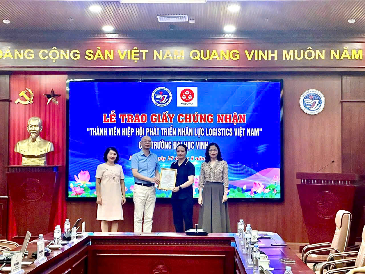 Đoàn công tác VALOMA: Hành trình kết nối, phát triển nguồn nhân lực Logistics tại Nghệ An