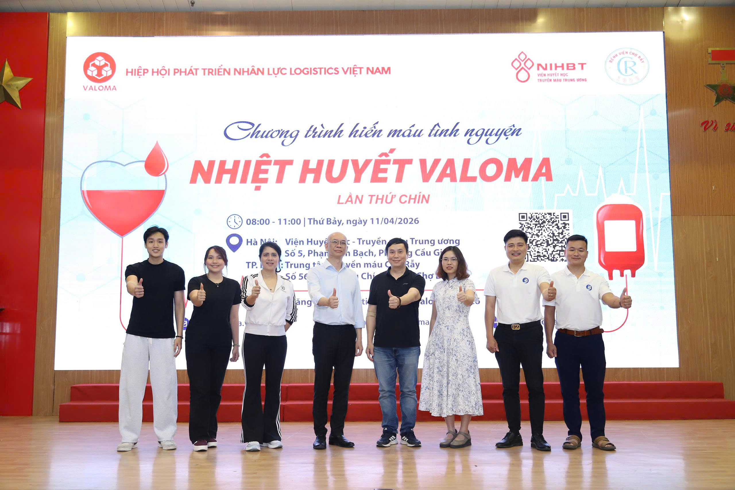 Chương trình hiến máu nhân đạo “nhiệt huyết VALOMA” lần thứ chín